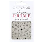 Glossy Blossom 45257 Floral Garden Midnight Tırnak Sticker
