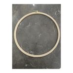 Glow ALLIZOL KASNAK (AL 202-11) Allizol Vidalı Ahşap Nakış Kasnağı (30,5 CM'LİK TEK KASNAK) Punch Kasnağı