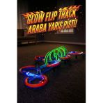 Glow Speed Track Parlayan Işıklı Yarış Pisti - 360 Derece Takla Atan Araba Oyun Seti (74 Parça)