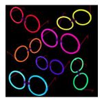 Glow Stick Parti Gozlugu Glow Partisi Yuvarlak Sekilli Fosforlu Gozluk 6 Adet