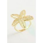 Glowify Store EmrBij98746 Buğz Deniz Yıldızı Metal Yüzük
