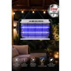 Glr Kf-6020 Sinek Öldürücü Lamba Uv Işıklı 20W Elektrikli Sivrisinek Tuzağı Işıklı Cihaz