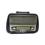 Glr MD-1902BT Siyah Bluetooth Hoparlörlü Nostaljik Radyo