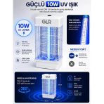 Glr Rt-10W Elektrikli Sinek Öldürücü Lamba 10W 2500V Yüksek Voltaj
