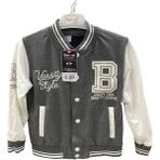 Glrb Deros Füme 2ip Varsıty Style Baskılı Unisex Çocuk Kolej Ceket 1007172-F - 10 Yaş