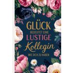 Glück - lustige Kollegin wie dich z haben - Geschenk für Freunde - die beste Kollegen geworden sind - schönes Notizbuch: Geschenk Kollegin - Danke ... Geschenk - A5 Notizbuch mit 120 leeren Seiten