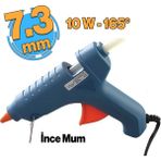 Glue Gun Elektrikli 165° C Küçük Sıcak Mum Silikon Tabancası 7.3 mm Ince Mum Çubuğu Tutkal Isı 10 W 1 Adet