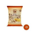 Glutensiz Fabrika Çipo 60 G x 3 Paket Peynir ve Soğan Aromalı Pirinç Patlağı Glütensiz Vegan Atıştırmalık