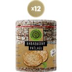 Glutensiz Fabrika Karabuğday Patlağı Sade 88 g x 12 Paket (Glütensiz & Vegan) - 1 kg