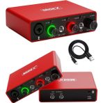 GLX-700RD Üst Segment USB Stüdyo Ses Kartı 2 Giriş 2 Çıkış 24BIT/192KHZ