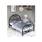 GM 118 BABY TEK KİŞİLİK METAL KARYOLA 90X190 SİYAH