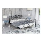 Gm 301 Gold Çift Kişilik Metal Karyola Siyah 150x200
