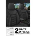Gm Design Jet Deri Ön 2 Koltuk Oto Koltuk Kılıfı (Doblo Van-Panelvan 1+1-Fiorino-Combo) - Siyah