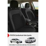 Gm Design Mocha Taytüyü Oto Koltuk Kılıfı (Toyota Corolla-Auris-Yaris Uyumlu) - Siyah