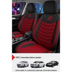Gm Design Panther Serisi Keten Kumaş Oto Koltuk Kılıfı (Opel Corsa-Astra-Vectra Uyumlu) - Bordo