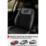 Gm Design Thor Tay Tüyü Oto Koltuk Kılıfı (Peugeot 206-207-208-306-307-407- Uyumlu) - Füme
