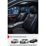 Gm Design Titanyum Serisi Lüks Keten Oto Koltuk Kılıfı (Opel Corsa-Astra-Vectra Uyumlu) - Siyah