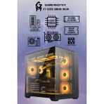 GM Game Master F7 Lite Argb RTX3050 Ryzen 7 5700X Cpu 16GB Ram 512GB M.2 SSD RTX3050 6gb 7x Argb Fanlı Gaming Pc - Siyah - Yok