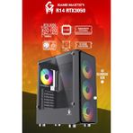 GM Game Master R14 3050 I5-11400F Cpu 16GB Ddr4 Ram 512GB M.2 SSD RTX3050 6gb Gaming Pc Kasa - Siyah - Yok