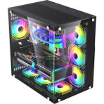Gm Game Master Wjcoolman Robın2 Uzaktan Kumandalı Rgb 7 Fanlı Gaming Akvaryum Siyah Kasa