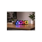 GM3dConcept PlayStation Sembolleri 3D Baskı Dekoratif LED Işıklı Masa Üstü Oyun Odası Lambası ( Adaptör Hediyeli)