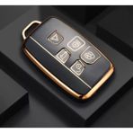 Gma Keys Lüx Land Rover Range Rover Vouge Uyumlu Sport Nano Anahtar Kılıfı Siyah Gold Altın Renk