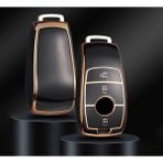 Gma Keys Lüx Mercedes Fbs4 Tip Siyah Slikon Anahtar Kılıf Kumanda Kabı Kılıfı Oto Anahtarlık