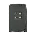 Gma Keys Renault Clio E-tech Austral Megane E-tech 4 Anahtar Koruma Kılıfı Petek Desenli Gri Siyah