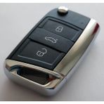 Gma Keys Volkswagen Golf 7 Uyumlu Sustalı Kumanda Kabı Anahtar Kabı 3 Buton HU66 Uçlu