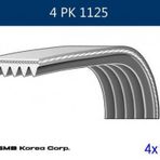 GMB GPK 4PK1125 Alternatör Kayış