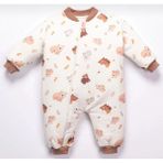 GMG Collection Baby 2 Tog Elyaflı Uyku Tulumu 4y, 5y, 6yaş Kız-Erkek-Unisex Modeller. - Kahverengi - 6 Yaş