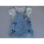 GMG Collection Baby Askılı Salopet Elbise ve Basic Tişört 2' Li Takımducky Love - Çok Renkli - 6 - 9 Ay