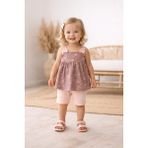 GMG Collection Baby Askılı Şort Tişört 2'li Takım Mor - 1 - 2 Yaş - Renkli