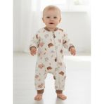GMG Collection Baby Unısex 4/6 Yaş Büyük Renkli Elyaflı Uyku Tulumu 2 Tog - Kahverengi