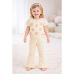 GMG Collection Baby Yakalı Çiçekli Şort Tişört 2'li Takım - 9 - 12 Ay - Renkli