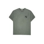 GMG FIRENZE Bisiklet Yaka Arkası Enjeksiyon Baskı%100 Pamuk Oversize T-Shirt, L, ZR24MSS03051-25S, HAKİ, Erkek