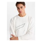 GMG FIRENZE Bisiklet Yaka Ekru Erkek Sweatshırt GU25MFW08031