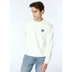 Gmg Fırenze Ekru Erkek Bisiklet Slim Fit Sweatshirt GU24MFW08021
