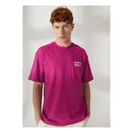 Gmg Fırenze GU23MSS03021 Bisiklet Yaka Fuşya Erkek T-Shirt