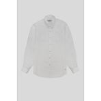 gmg firenze Modal Oversize Erkek Gömlek - Ekru - 2XL