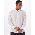 gmg firenze Modal Oversize Erkek Gömlek - Ekru