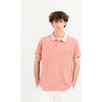 gmg firenze Polo Yaka Slim Fit Basic Erkek T-Shirt - Pembe