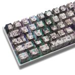 GMKWTL PBT Anime Keycaps 108 Tuşlar, XVX Japon Özel Arkadan Aydınlatmalı 61/87/104/108 Cherry Gateron MX Anahtarları Mekanik Klavye İçin OEM Profil (Siyah Anime)