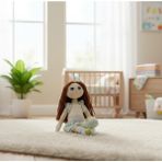 Gmn Collection Bez Bebek 30 cm Oyuncak Bebek Uyku Arkadaşı Hediyelik Oyun Arkadaşı - Beyaz - Mavi - Sarı