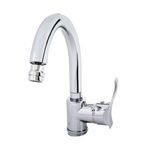 GMS AKD101 Akdeniz Gri Mix Kuğu Lavabo Bataryası