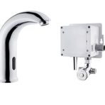 GMS FT013 Çift Girişli Fotoselli Sensörlü Lavabo Musluk Bataryası