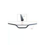 Gms GMS6157 Cross-Atv-Cg Uyumlu Atkılı Gidon Siyah 22Mm