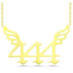 GMS Gold 444 Melek Sayısı Kadın Gümüş Kolye