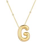 GMS Gold Balon G Harfi Kadın Gümüş Kolye