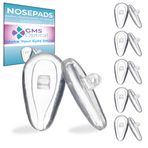 GMS Gözlükler, Güneş Gözlükleri ve Göz Giyimi için Optik 11 mm Hava Yastığı Vidalı Silikon Burun Pedleri - 5 Çift